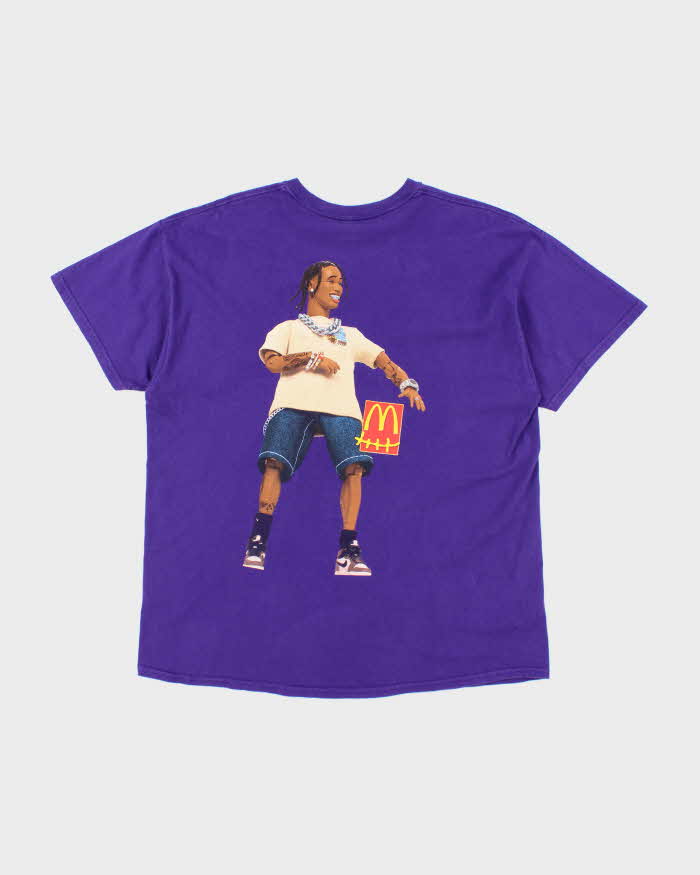 McDonalds x Cactus Jack Travis Scott Graphic T-Shirt - L