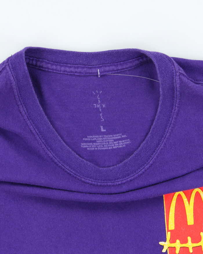 McDonalds x Cactus Jack Travis Scott Graphic T-Shirt - L – Rokit