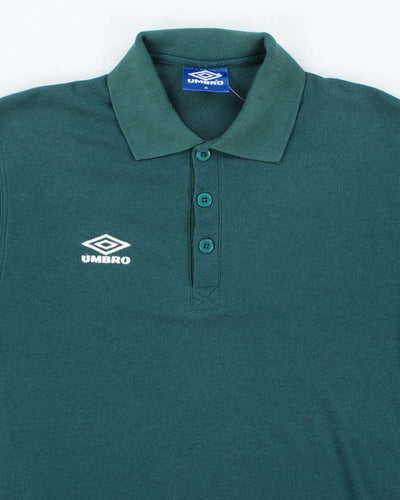 Vintage 90's Umbro Embroidered Polo Shirt - M