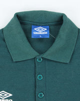 Vintage 90's Umbro Embroidered Polo Shirt - M