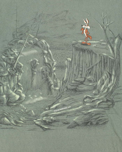 Vintage 2000's Looney Tunes Wylie Coyote Graphic T-Shirt - M