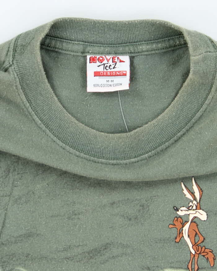 Vintage 2000's Looney Tunes Wylie Coyote Graphic T-Shirt - M