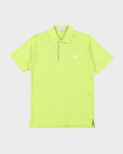 Vintage 90's Burberry Small Embroidered Logo Polo Shirt - S