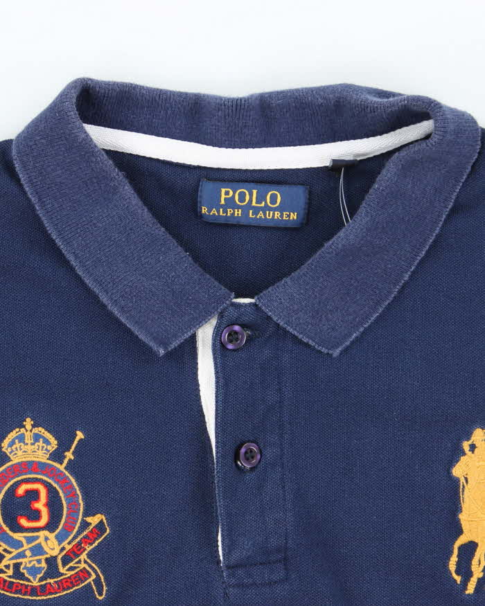 Vintage Y2K Ralph Lauren Espana Embroidered Polo Shirt - L