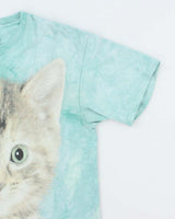 Vintage 2000's The Mountain Big Cat Face Graphic T-Shirt - L