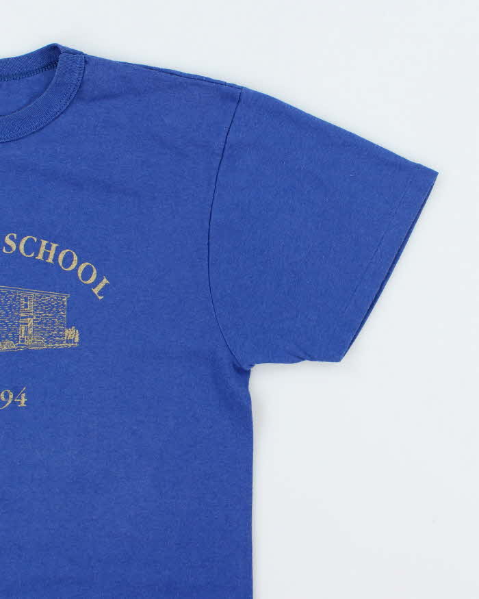 Vintage 80's Abernethy School Single Stitch T-Shirt - L