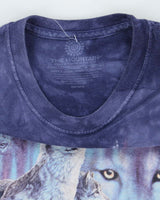 Vintage 2000's The Mountain Tie-Dye Wolf Graphic T-Shirt - L