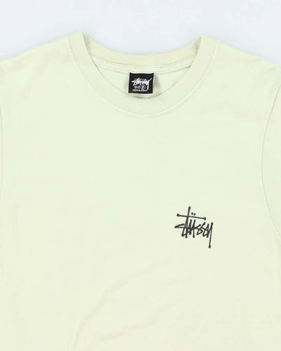 Stussy Classic Script Logo Graphic T-Shirt - S
