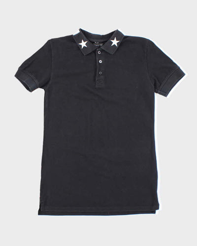 Vintage Y2K Givenchy Embroidered Collar Polo Shirt - S