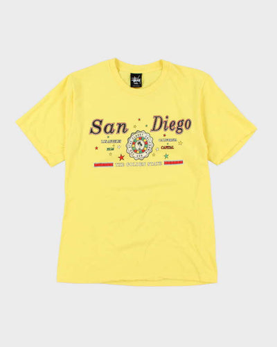 Vintage 2000's Stussy San Diego Golden State Graphic T-Shirt - S