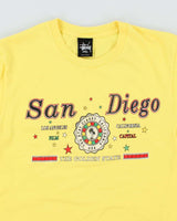 Vintage 2000's Stussy San Diego Golden State Graphic T-Shirt - S