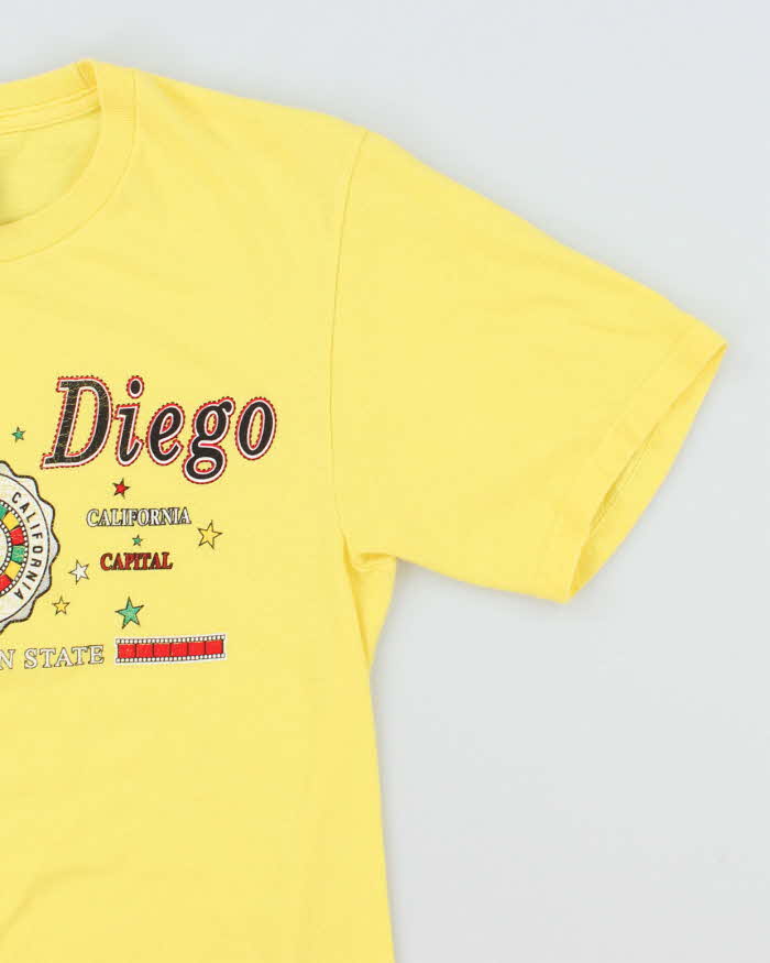 Vintage 2000's Stussy San Diego Golden State Graphic T-Shirt - S