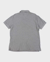 Vintage Y2K Tommy Hilfiger Front Patched Graphic Polo Shirt - L