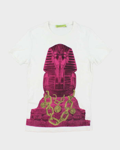 Vintage Y2K Versace Jeans Pharaoh Graphic T-Shirt - M