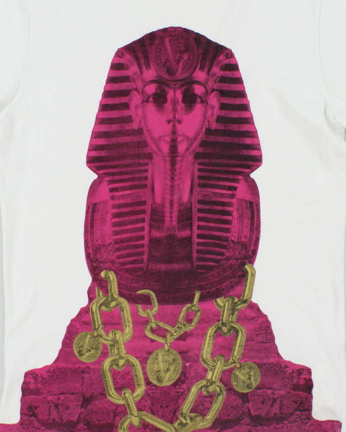 Vintage Y2K Versace Jeans Pharaoh Graphic T-Shirt - M
