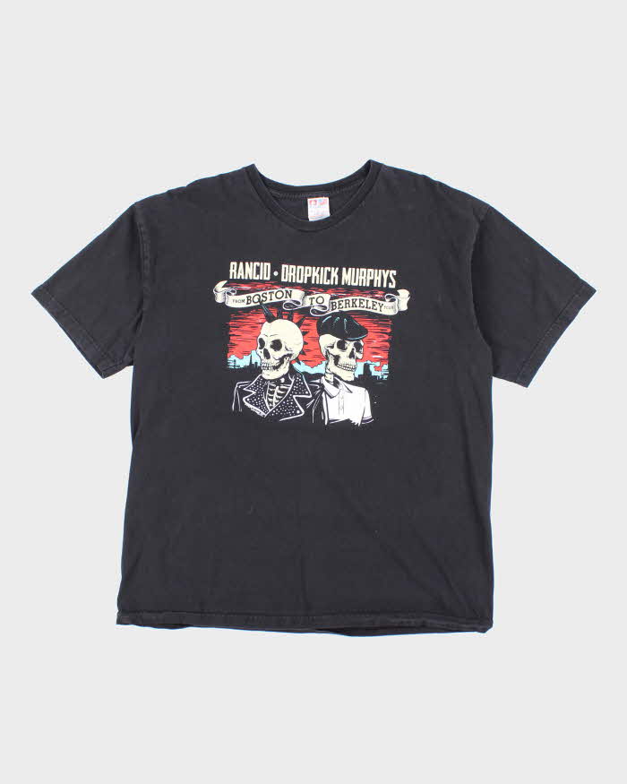 Vintage 2000's Rancid &amp; Dropkick Murphy Punk Band Tour T-Shirt - XL