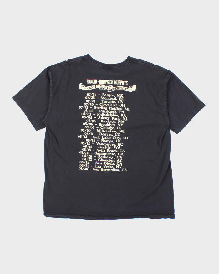 Vintage 2000's Rancid &amp; Dropkick Murphy Punk Band Tour T-Shirt - XL