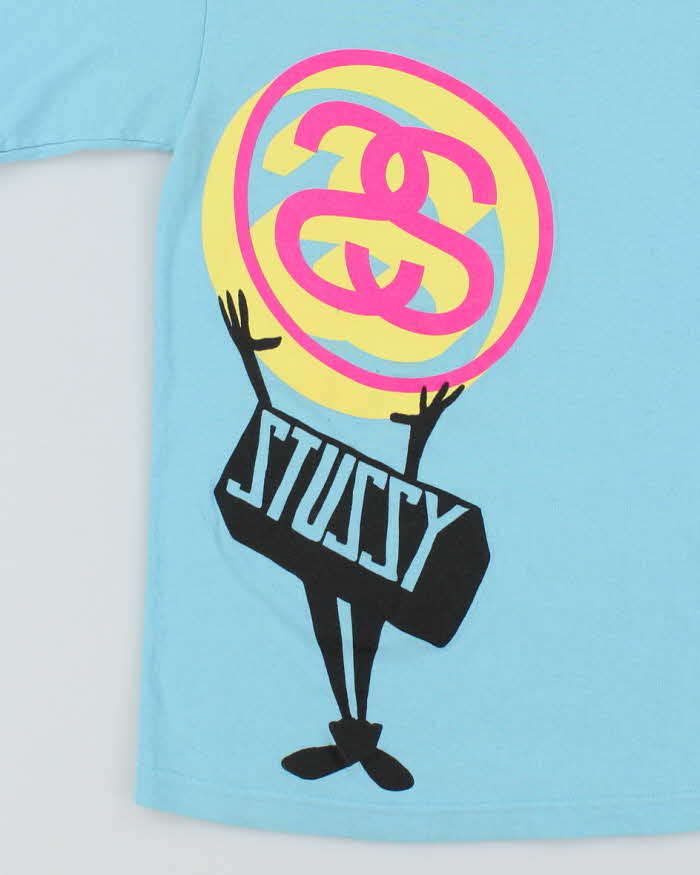 Vintage Y2K Stussy Double S Graphic T-Shirt - S