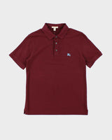 Vintage 2000's Burberry Small Embroidered Logo Polo Shirt - S