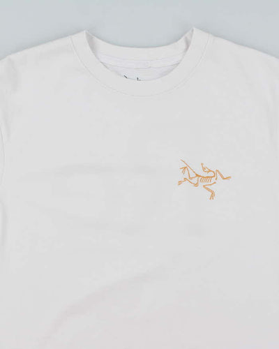 Vintage 2000's Arc'teryx Urvogel Skeleton Logo Graphic T-Shirt - M