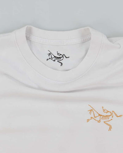 Vintage 2000's Arc'teryx Urvogel Skeleton Logo Graphic T-Shirt - M