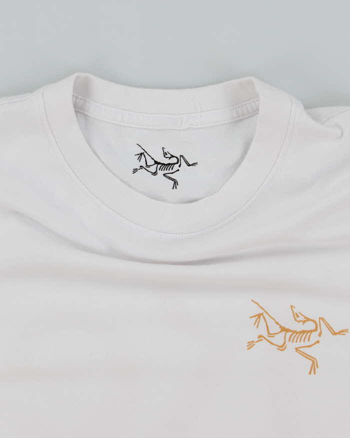 Vintage 2000's Arc'teryx Urvogel Skeleton Logo Graphic T-Shirt - M