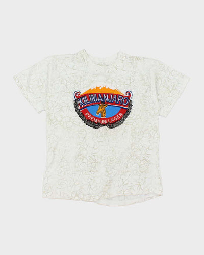 Vintage 90's Kilimanjaro Premium Lager Graphic T-Shirt - S