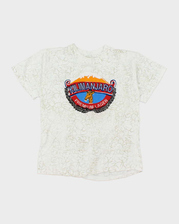 Vintage 90's Kilimanjaro Premium Lager Graphic T-Shirt - S