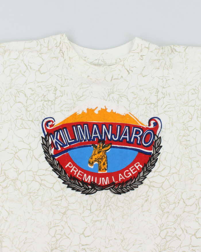 Vintage 90's Kilimanjaro Premium Lager Graphic T-Shirt - S