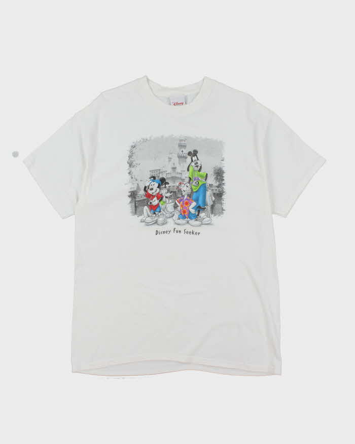 Vintage 90's Disney Fun Seeker Graphic T-Shirt - L