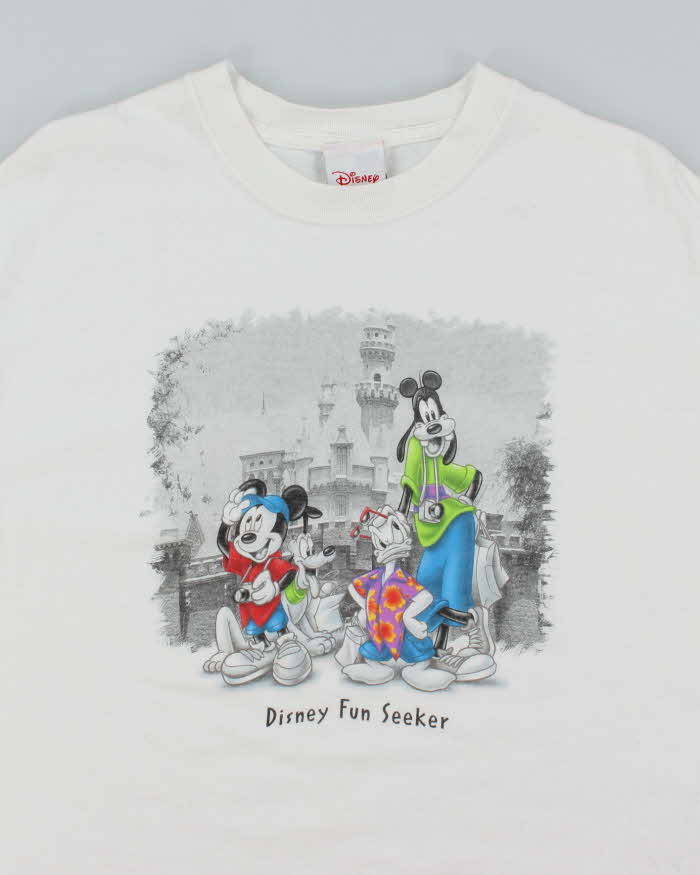 Vintage 90's Disney Fun Seeker Graphic T-Shirt - L