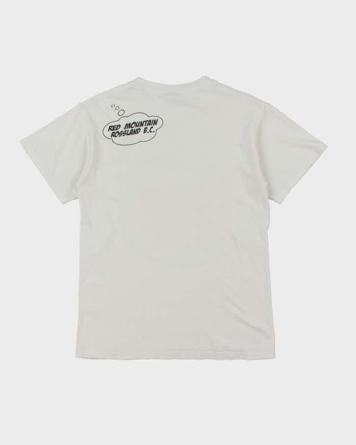 Vintage Y2K I'd Hit That Snowboarding Graphic T-Shirt - S