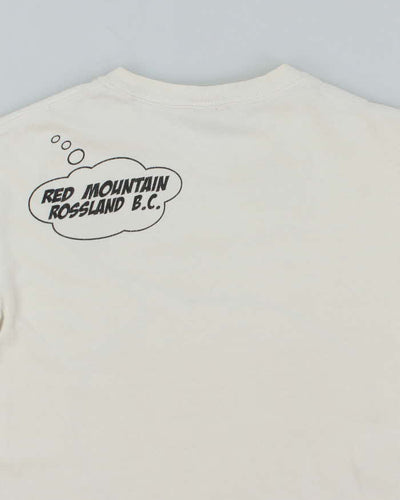 Vintage Y2K I'd Hit That Snowboarding Graphic T-Shirt - S