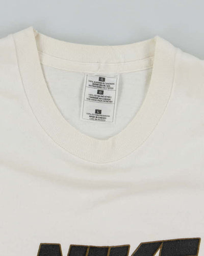 Vintage 90's Nike Single Stitch Spell Out Graphic T-Shirt - L