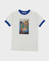 Vintage 2000's Pinball Graphic Ringer T-Shirt - S