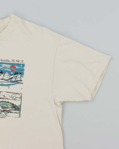 Vintage 90's Yellowknife Four Seasons Graphic T-Shirt - XL