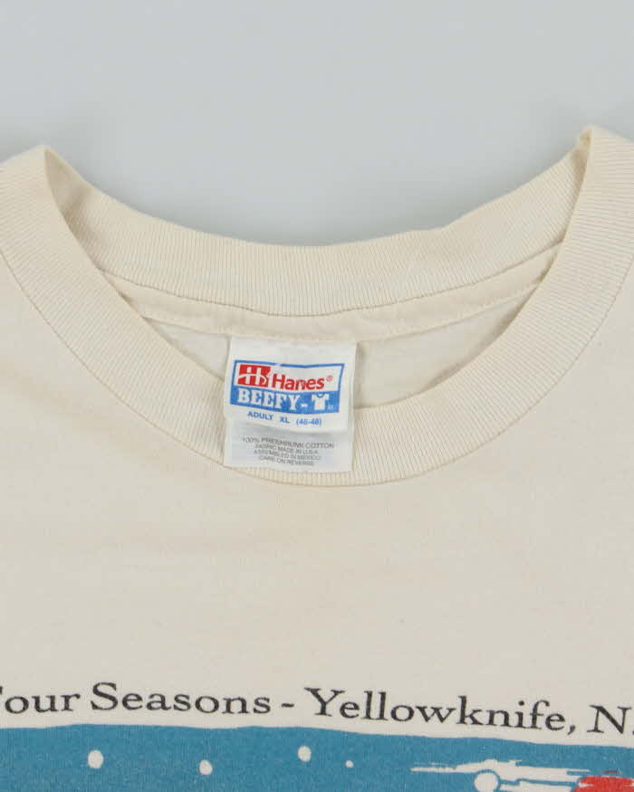 Vintage 90's Yellowknife Four Seasons Graphic T-Shirt - XL