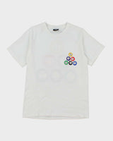 Vintage 2000's Stussy Pool Ball Spell Out Graphic T-Shirt - XS