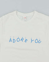 Vintage Y2K I Adore You Illustrated Graphic T-Shirt - S