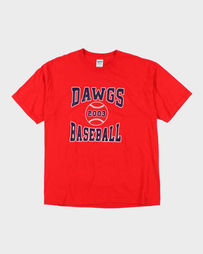 Vintage 2000's Dawgs Baseball Graphic T-Shirt - XL
