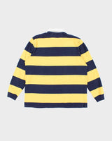 Vintage Y2K Ralph Lauren Faded Striped Rugby Shirt - XL