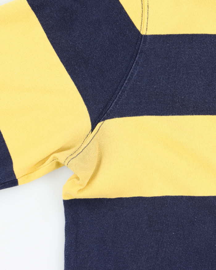 Vintage Y2K Ralph Lauren Faded Striped Rugby Shirt - XL