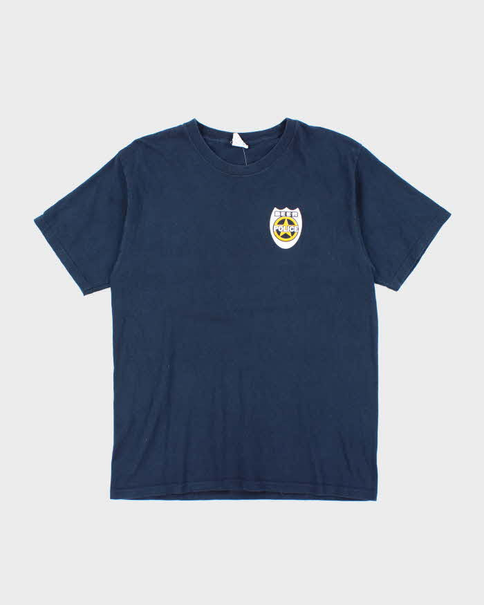 Vintage Y2K Beer Police Comedy Graphic T-Shirt - M