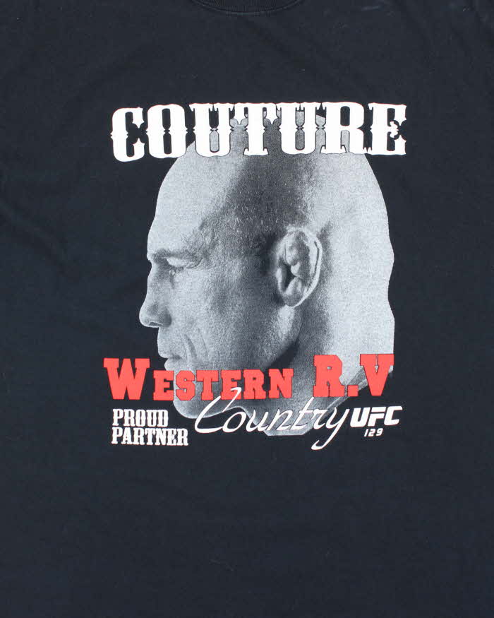 Vintage 2000's UFC 129 Western R.V Couture Graphic T-Shirt -  L