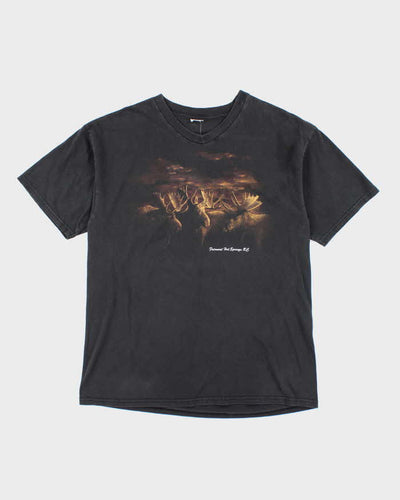 Vintage 90's Nature Moose Pack Graphic T-Shirt - XL