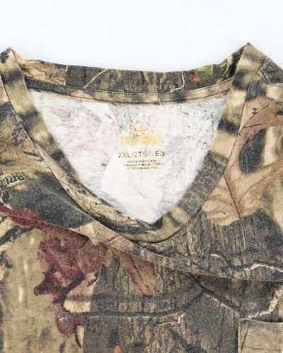 Vintage 2000's Real Tree All Over Print Camouflage T-Shirt - XXL