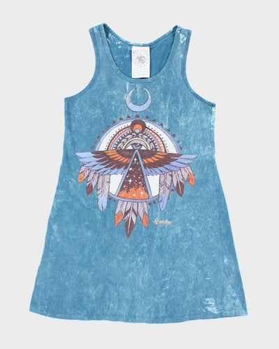 Vintage 90's No Time Native American Graphic Vest - M