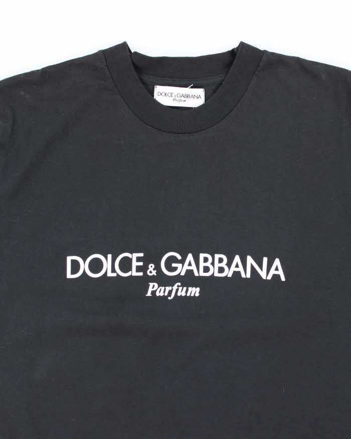 Vintage Dolce &amp; Gabbana Parfum Graphic T-Shirt - L