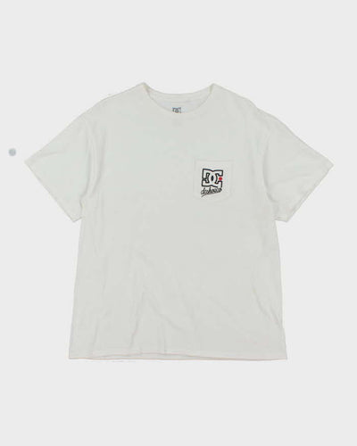 Vintage DC Shoe CO. Spell Out Pocket Graphic T-Shirt - L