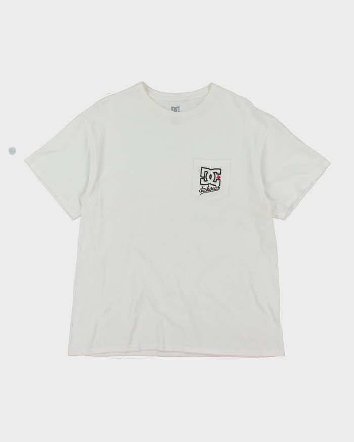 Vintage DC Shoe CO. Spell Out Pocket Graphic T-Shirt - L